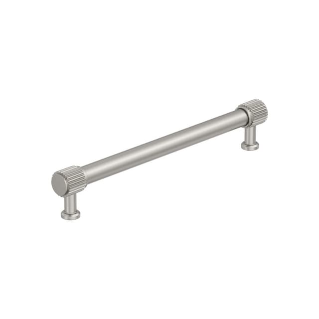 Amerock Farewind Series 7-9/16 in (192 mm) Center to Center Satin Nickel Pull, BP37806G10