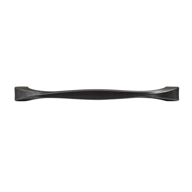 Belwith Keeler Twist Series 6-5/16" (160 mm) Center to Center Black Iron Pull, - H076018-BI