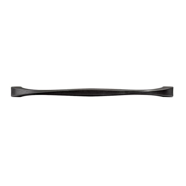 Belwith Keeler Twist Series 8-13/16" (224 mm) Center to Center Black Iron Pull, - H076020-BI
