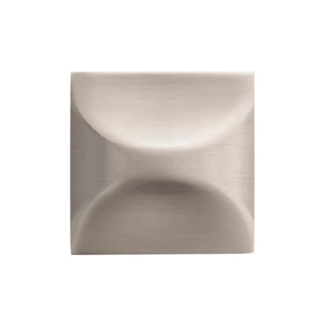 Belwith Keeler Crest Series Satin Nickel 1-1/4 in (32 mm) L x 1-1/4 in (32 mm) W Knob, -H076127-SN