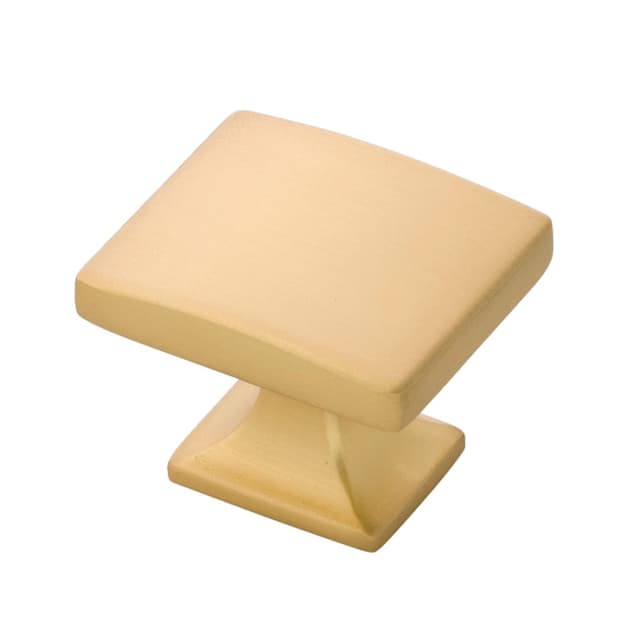 Belwith Keeler Forge Series Brushed Golden Brass 1-7/16 in (37 mm) L x 1-1/4 in (32 mm) W Knob, -H076699-BGB