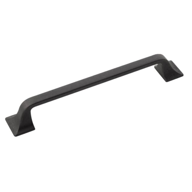 Belwith Keeler Forge Series 6-5/16" (160 mm) Center to Center Black Iron Pull, - H076703-BI