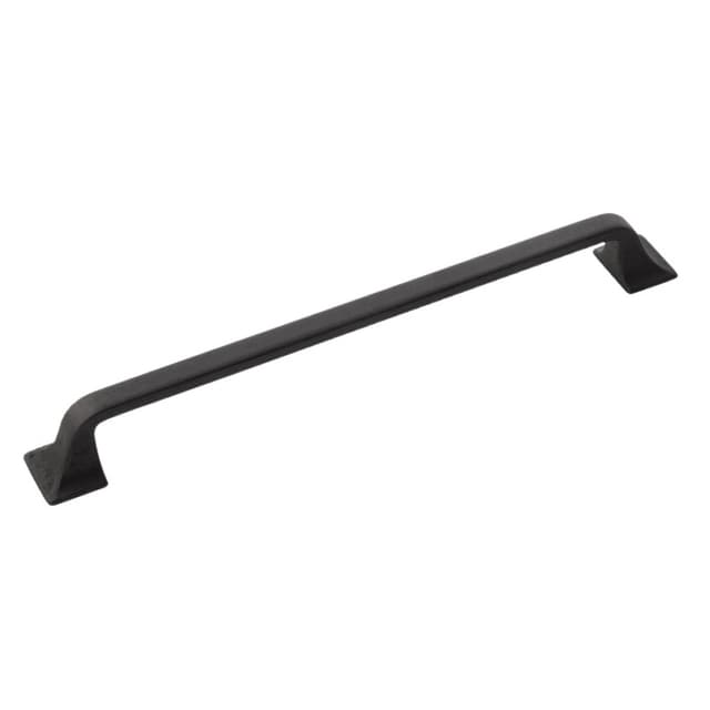 Belwith Keeler Forge Series 8-13/16" (224 mm) Center to Center Black Iron Pull, - H076705-BI