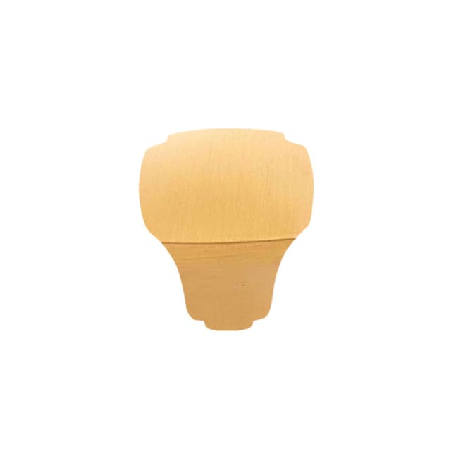 Belwith Keeler Veranda Series Brushed Golden Brass 1-5/8 in (29 mm) L x 1-1/8 in (29 mm) W Knob, -H077861BGB