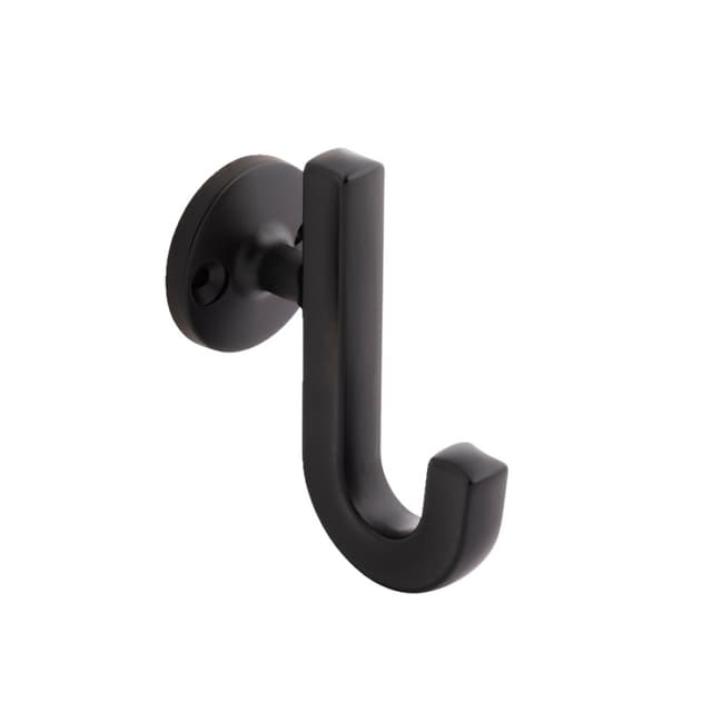 HOOK 1-1/8" CC MATTE BLACK, H077888MB