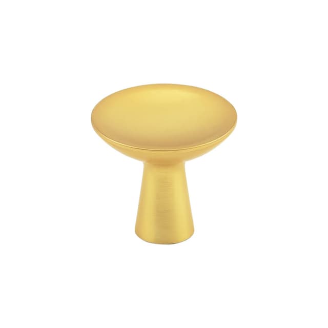 Belwith Keeler Maven Series Brushed Golden Brass 1-1/4" (32 mm) Diameter Knob, - H078776BGB