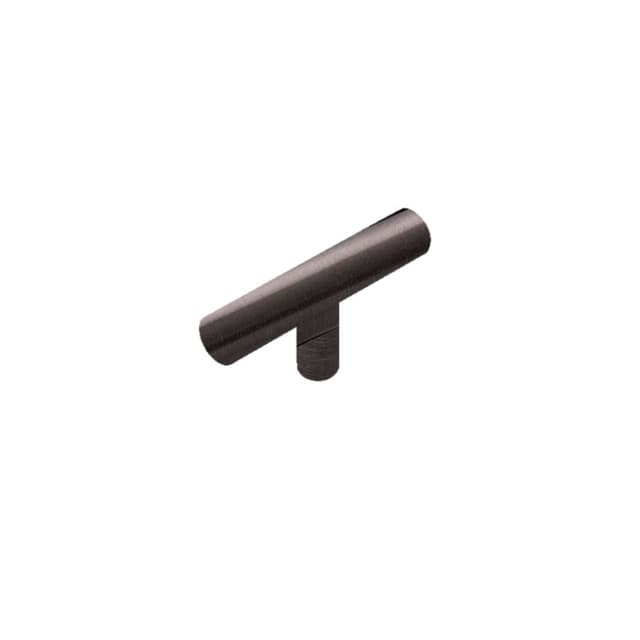 Belwith Keeler Bar Pulls Series Brushed Black Nickel 2-3/8 in (60 mm) L x 1/2 in (13 mm) W Knob, -HH075591-BBLN