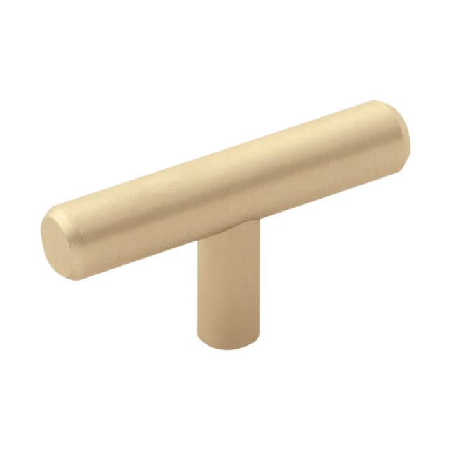 Belwith Keeler Bar Pulls Series Champagne Bronze 2-3/8 in (60 mm) L x 1/2 in (13 mm) W T-Knob, -HH075591-CBZ