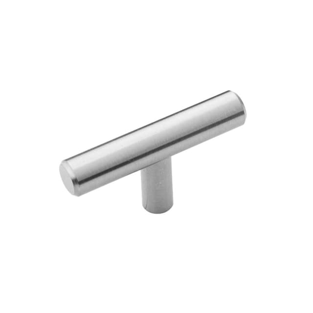 Belwith Keeler Bar Pulls Series Stainless Steel 2-3/8 in (60 mm) L x 1/2 in (13 mm) W Knob, -HH075591-SS