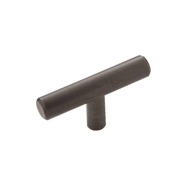 Belwith Keeler Bar Pulls Series Vintage Bronze 2-3/8 in (60 mm) L x 1/2 in (13 mm) W T-Knob, -HH075591-VB