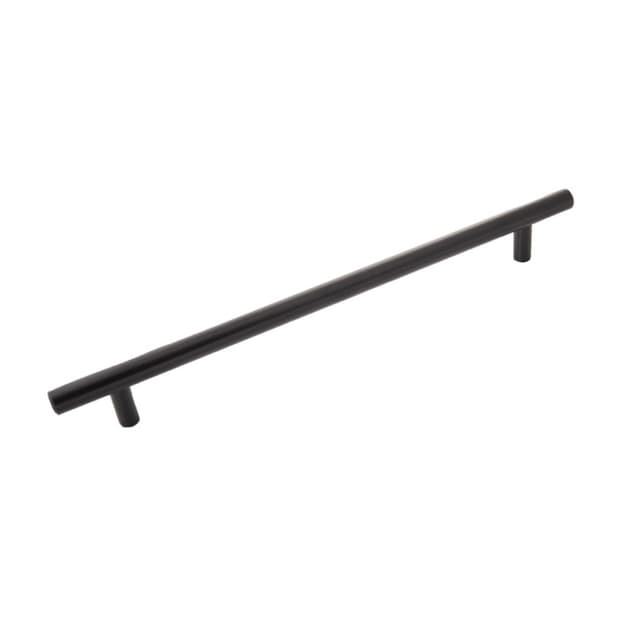 Belwith Keeler Bar Pulls Series 8-13/16" (224 mm) Center to Center Matte Black Pull, - HH075598-MB