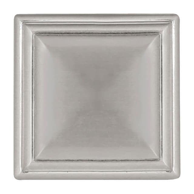 Belwith Keeler Somerset Series Satin Nickel 1-1/8 in (29 mm) L x 1-1/8 in (29 mm) W Knob, -HH74554-SN