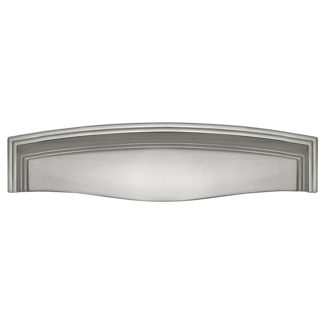 Cup Pull, 76 mm, 96 mm or 128 mm Center to Center - Satin Nickel, Somerset by Hickory Hardware | HH74673-SN
