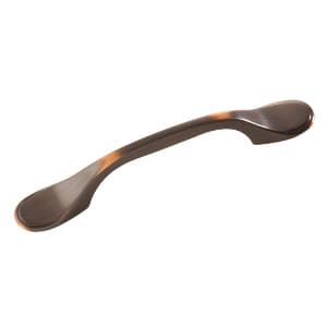 Belwith Keeler Conquest Series 3" (76 mm) Center to Center Oil Rubbed Bronze Highlighted Pull, - P14444-OBH