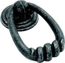 Belwith Keeler Manchester Series Vibra Pewter 2-3/16 in (56 mm) L x 1-1/4 in (32 mm) W Knob, -P2014-VP