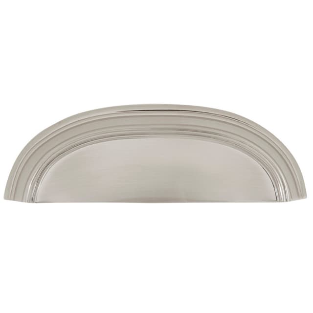 Belwith Keeler American Diner Series 3" (76 mm) Center to Center Satin Nickel Cup Pull, - P2144-SN