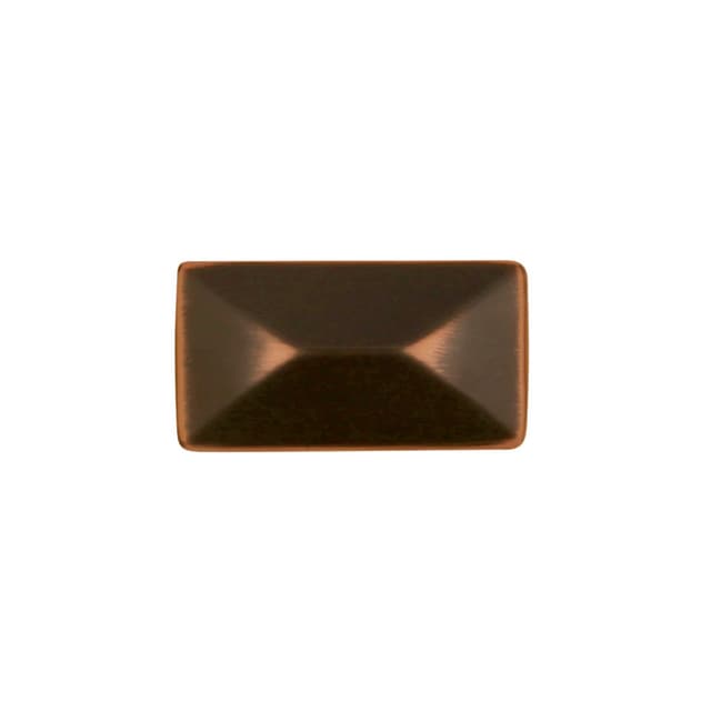 Belwith Keeler Bungalow Series Oil Rubbed Bronze Highlighted 1-1/4 in (32 mm) L x 11/16 in (17 mm) W Knob, -P2150-OBH