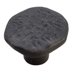 Belwith Keeler Gladstone Series Black Iron 1-1/2" (38 mm) Diameter Knob, - P2182-BI