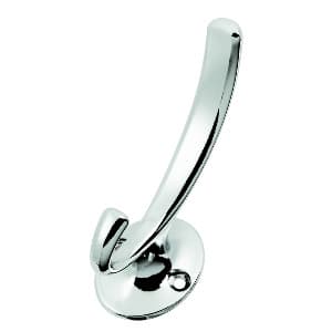 Coat and Hat Hook, 3 in (76 mm) Length - Chrome, Luna by Hickory Hardware | Chrome