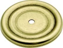 Backplate, 1-7/8 in (48 mm) Diameter - Lancaster Brass Hand Polished, Manor House by Hickory Hardware | P282-LP