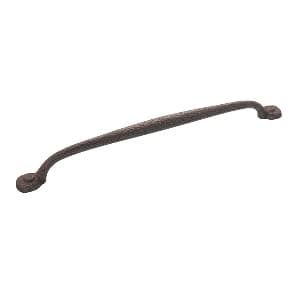 Belwith Keeler Refined Rustic Series 12" (305 mm) Center to Center Rustic Iron Pull, - P2994-RI