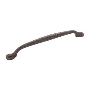 Belwith Keeler Refined Rustic Series 8-13/16" (224 mm) Center to Center Rustic Iron Pull, - P2995-RI