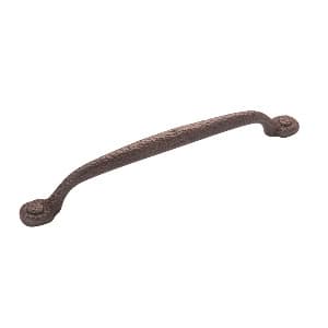 Belwith Keeler Refined Rustic Series 7-9/16" (192 mm) Center to Center Rustic Iron Pull, - P2996-RI