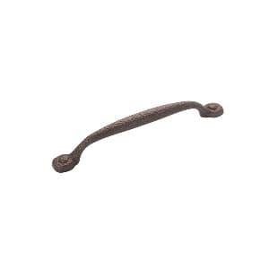 Belwith Keeler Refined Rustic Series 6-5/16" (160 mm) Center to Center Rustic Iron Pull, - P2997-RI