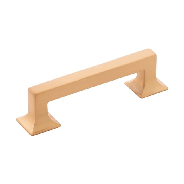 Belwith Keeler Studio Series 3-3/4" (96 mm) Center to Center Brushed Golden Brass Pull, - P3011-BGB