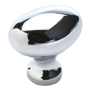 Belwith Keeler Williamsburg Series Chrome 1-1/4 in (32 mm) L x 1/16 in (2 mm) W Knob, -P3054-CH