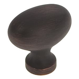 Belwith Keeler Williamsburg Series Vintage Bronze 1-1/4 in (32 mm) L x 1/16 in (2 mm) W Knob, -P3054-VB