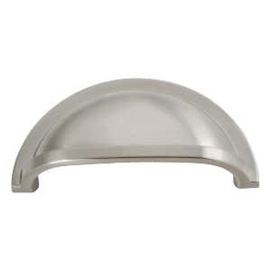 Belwith Keeler Williamsburg Series 3" (76 mm) Center to Center Satin Nickel Cup Pull, - P3055-15