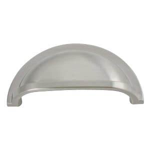 Belwith Keeler Williamsburg Series 3" (76 mm) Center to Center Stainless Steel Cup Pull, - P3055-SS