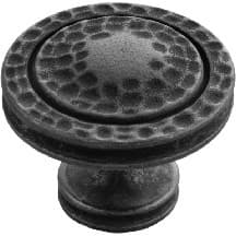 Belwith Keeler Mountain Lodge Series Black Iron 1-3/8" (35 mm) Diameter Knob, - P3061-BI