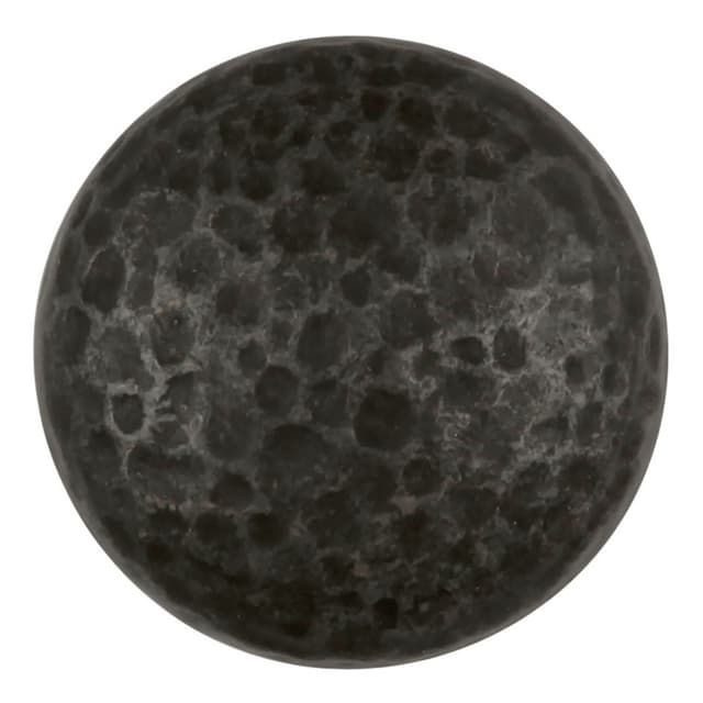 Belwith Keeler Mountain Lodge Series Black Iron 1-3/8" (35 mm) Diameter Knob, - P3063-BI