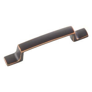 Belwith Keeler Rotterdam Series 3" (76 mm) Center to Center Oil Rubbed Bronze Highlighted Pull, - P3113-OBH