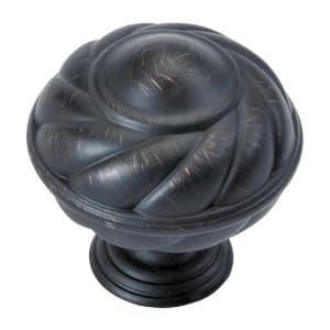 Belwith Keeler Cumberland Series Vintage Bronze 1-5/16" (33 mm) Diameter Knob, - P3163-VB