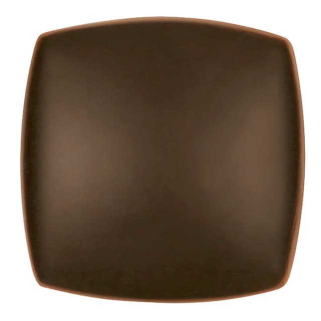 Belwith Keeler Euro-Contemporary Series Oil Rubbed Bronze Highlighted 1-1/4 in (32 mm) L x 1-1/4 in (32 mm) W Knob, -P3181-OBH