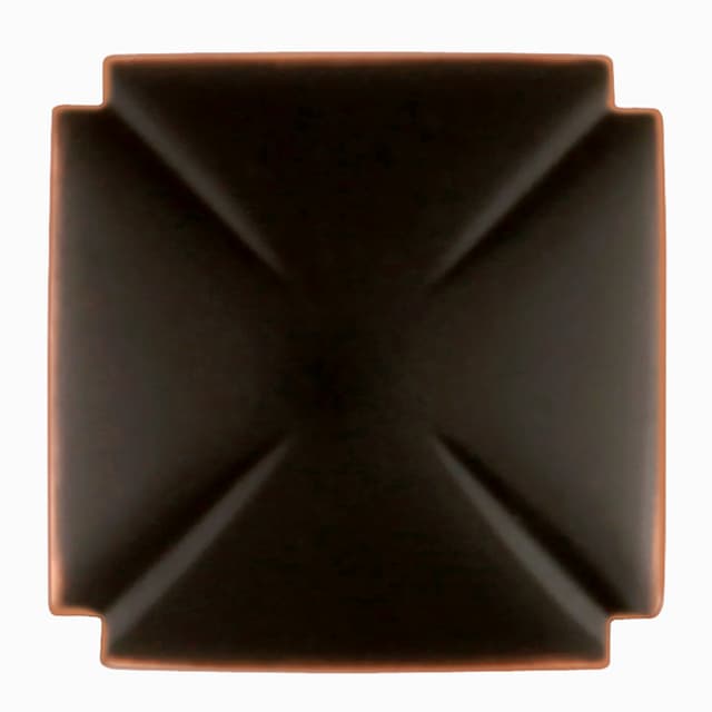 Belwith Keeler Bridges Series Oil Rubbed Bronze Highlighted 1-3/16 in (30 mm) L x 1-3/16 in (30 mm) W Knob, -P3230-OBH