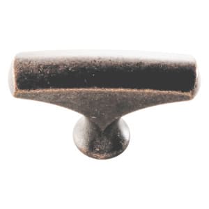 Belwith Keeler Greenwich Series Windover Antique 1-11/16 in (43 mm) L x 7/16 in (11 mm) W Knob, -P3372-WOA