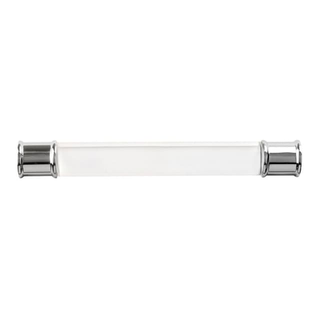 Belwith Keeler Midway Series 5-1/16" (128 mm) Center to Center Crysacrylic/Chrome Pull, - P3635-CACH
