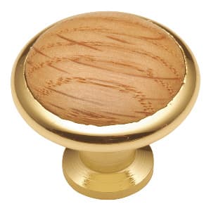 Belwith Keeler Tranquility Series Oak 1-3/8" (35 mm) Diameter Knob, - P427-OAK