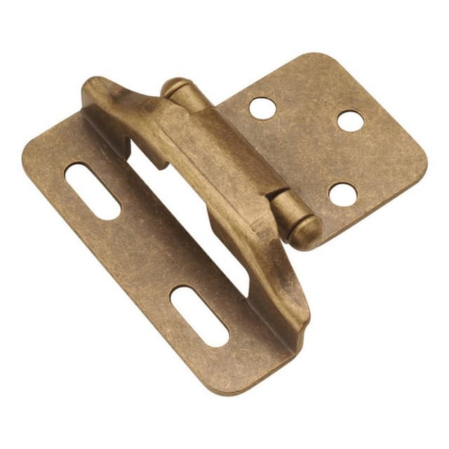 Belwith Partial Wrap Self Closing Semi-Concealed Face Frame Hinges