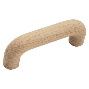 Belwith Keeler Natural Woodcraft Series 3" (76 mm) Center to Center Unfinished Wood Pull, - P673-UW