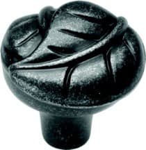 Belwith Keeler Touch of Spring Series Vibra Pewter 1-1/4" (32 mm) Diameter Knob, - P7301-VP