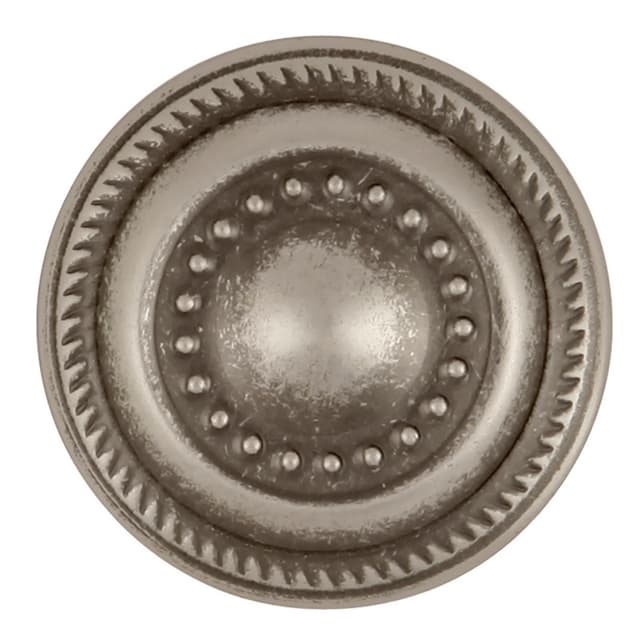 Belwith Keeler Manor House Series Silver Stone 1-1/4" (32 mm) Diameter Knob, - P8196-ST