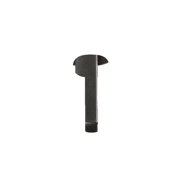 HOOK 4-3/4" LONG BLACK IRON, S077189-BI