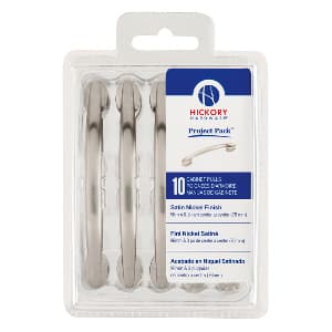 Project Pack Series, Zinc 3" - 3-1/4" c/c, Satin Nickel Pull