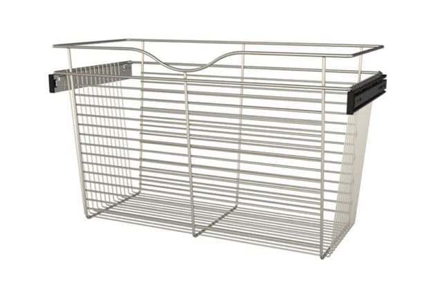 Rev-A-Shelf CB Series 30" Wide Satin Nickel Wire Pullout Baskets