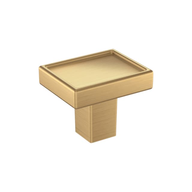 Amerock Rockhurst Series Champagne Bronze 1-1/4 in (32 mm) L x 1 in (25 mm) W Knob, BP37570CZ